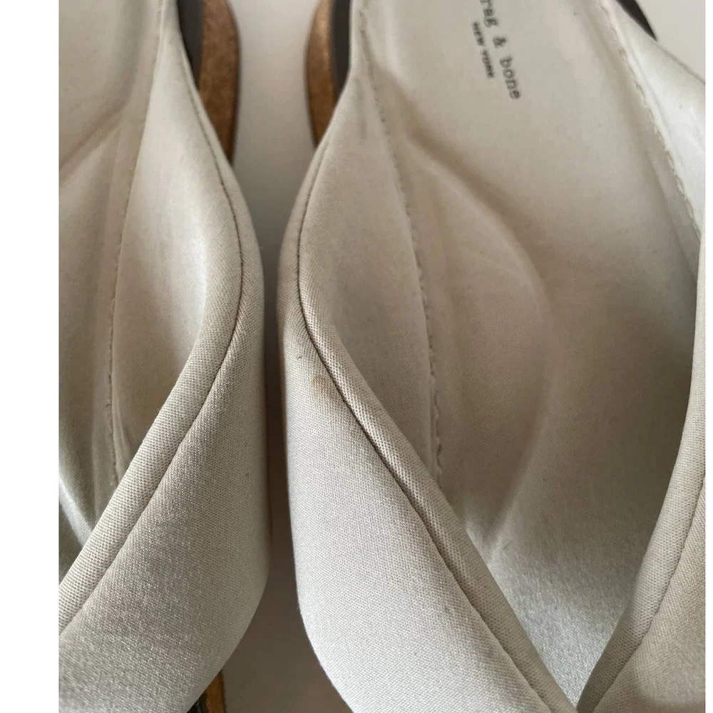 NWT Rag & Bone Parque Thong Sandal Flip Flop in Paloma, Size 39 🗣LAST CHANCE🗣 - Picture 3 of 5